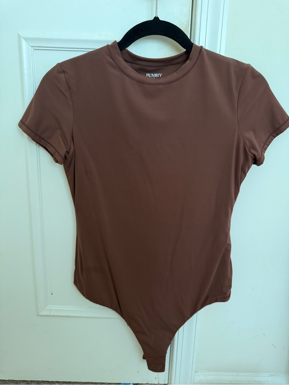 Brown Short Sleeve Bodysuit